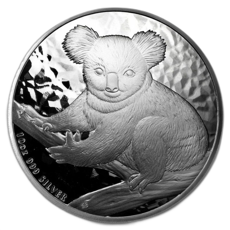 10 troy ounce zilver Koala munt 2009 voorkant