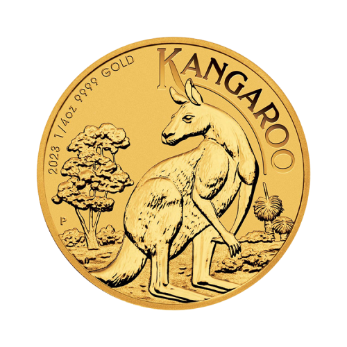 1/4 troy ounce Kangaroo 2023 voorkant