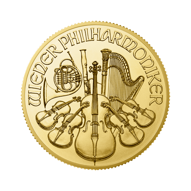 Gouden Wiener Philharmoniker munt