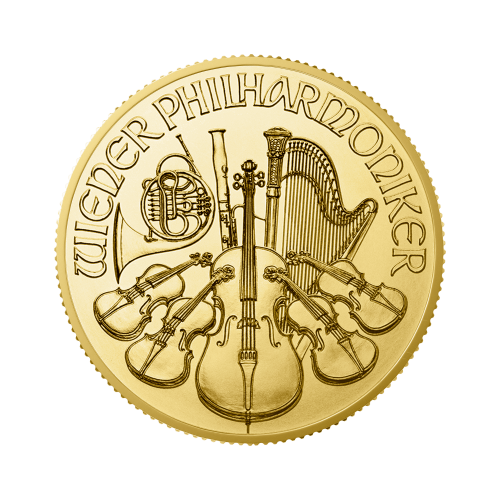Gouden Wiener Philharmoniker munt