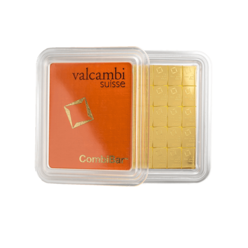50x 1 gram gouden CombiBar voorkant