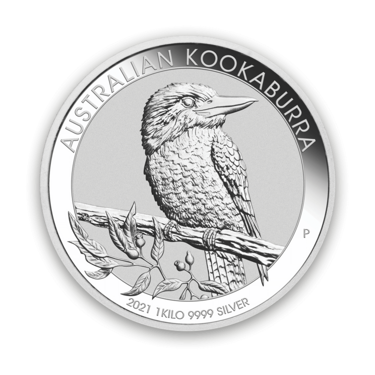 1 kg Kookaburra 2021 zilver