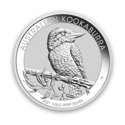 1 kg Kookaburra 2021 zilver