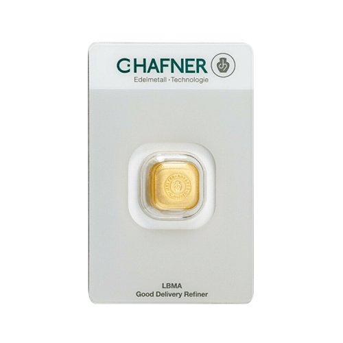 C. Hafner nugget goudbaar 1 oz