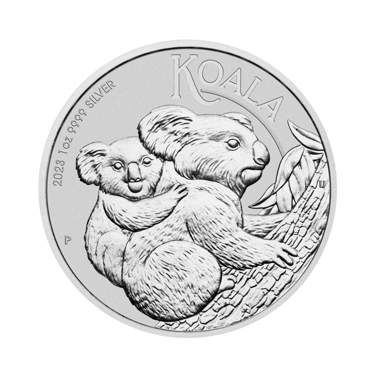 1 troy ounce zilveren Koala munt 2023 voorkant