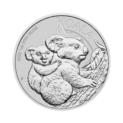 1 troy ounce zilveren Koala munt 2023 voorkant