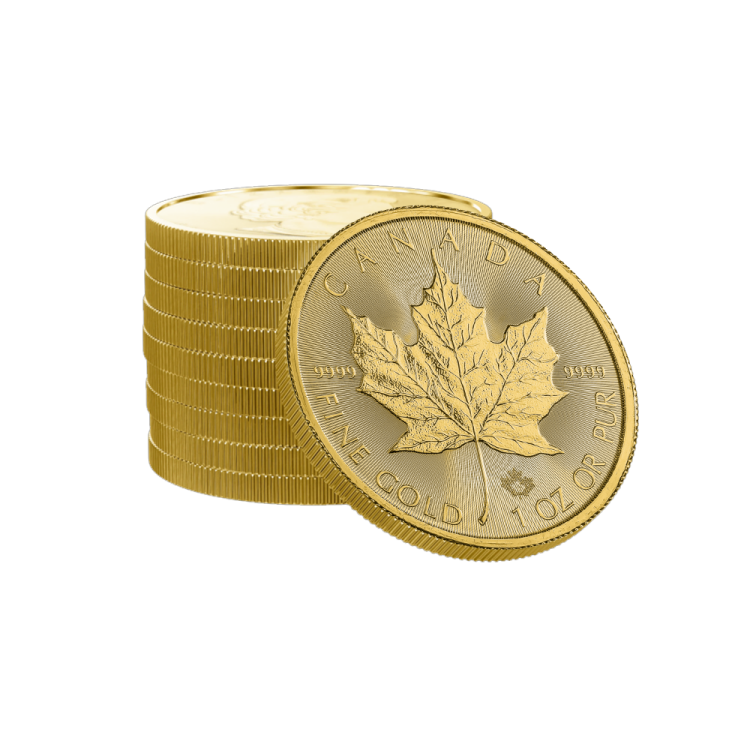 1 troy ounce gouden Maple Leaf munt