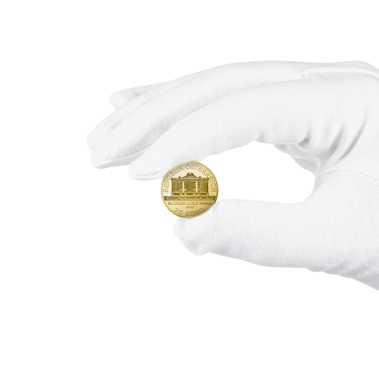 1/4 oz Philharmoniker munt