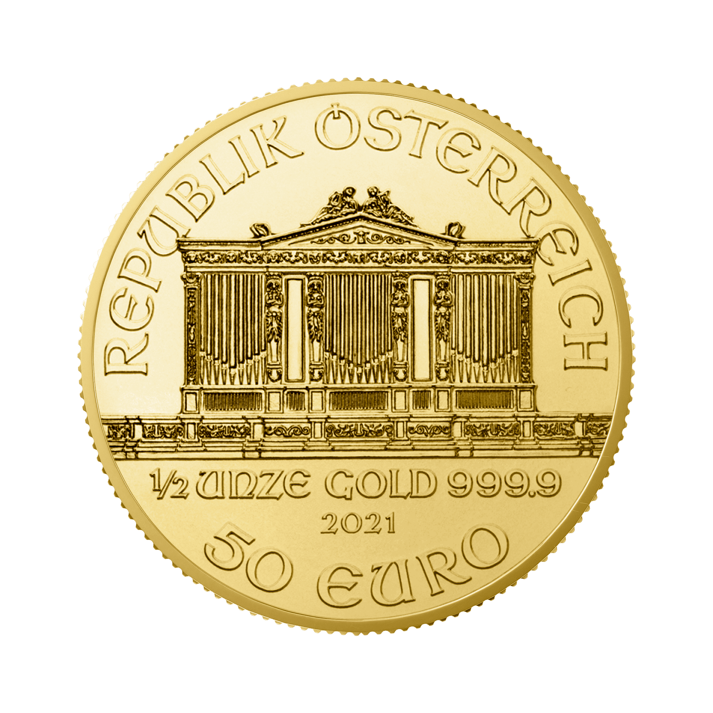 Gouden Wiener Philharmoniker munt 1/2 troy ounce