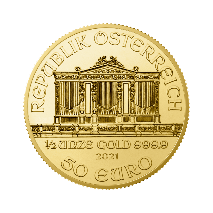 Gouden Wiener Philharmoniker munt 1/2 troy ounce