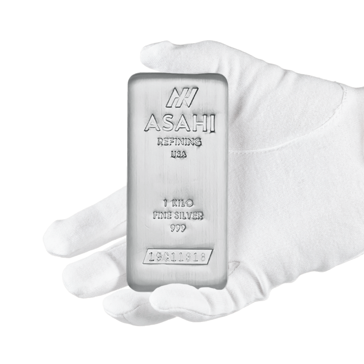 ASAHI zilverbaar van 1 kilogram