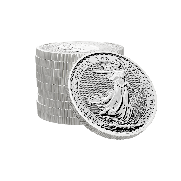 Platina munt Britannia 1 troy ounce