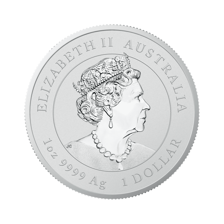 1 troy ounce zilveren Lunar munt Year of the Ox 2021 achterkant