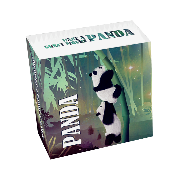 1 troy ounce zilveren Make a Great Figure-Panda perspectief 1