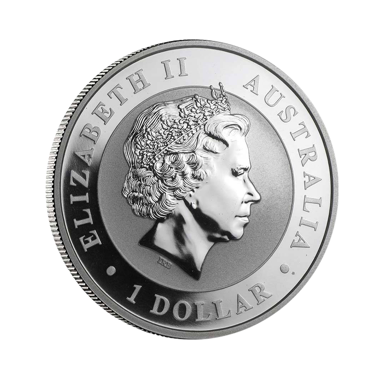 1 troy ounce zilveren Koala munt 2015 achterkant