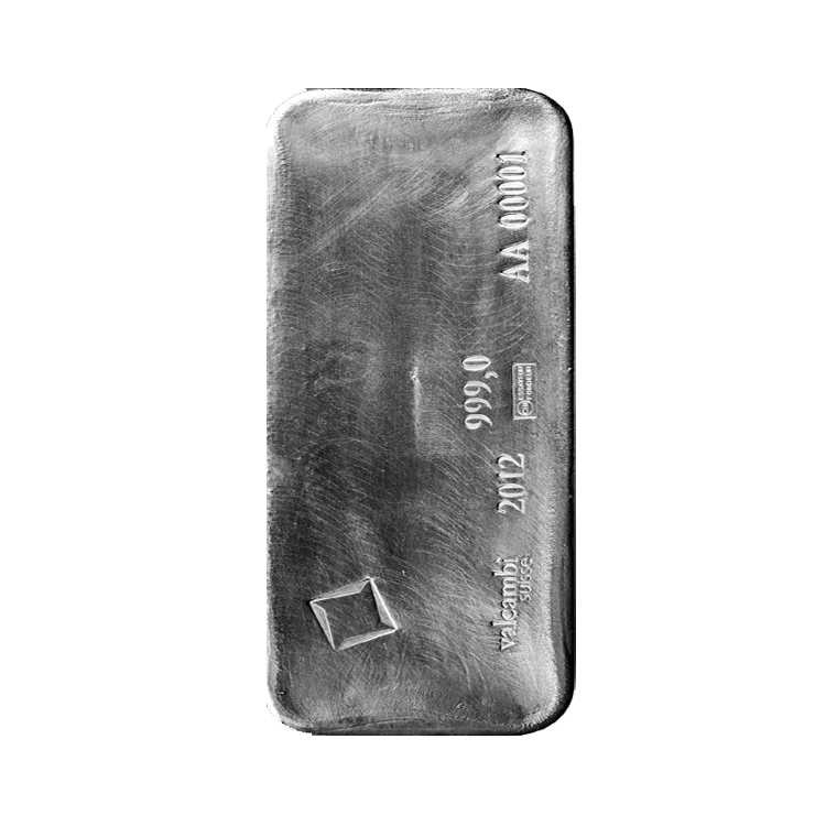 1000 troy ounce zilverbaar
