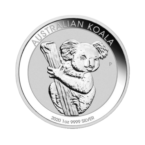 1 troy ounce zilveren Koala munt 2020 voorkant