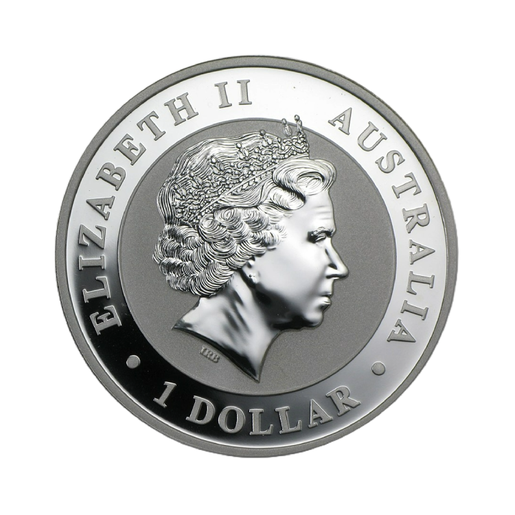 1 troy ounce zilveren Koala munt 2017 achterkant