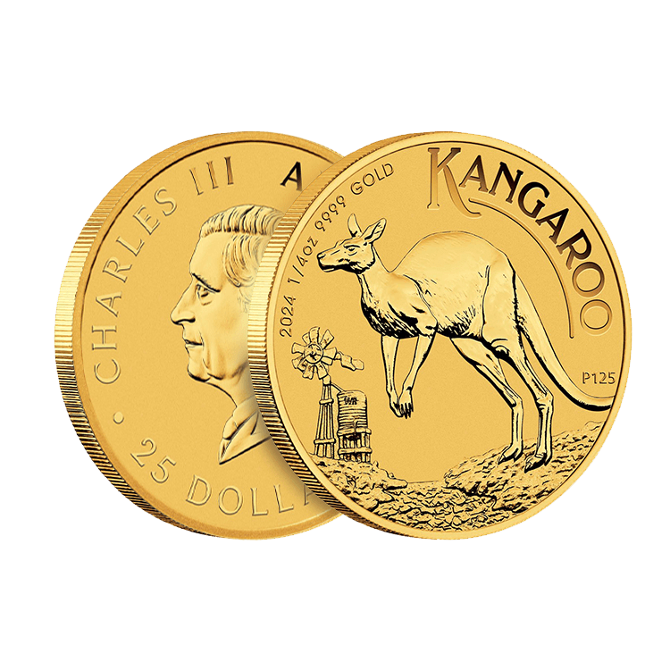 Gouden Kangaroo 1/4 oz 2024