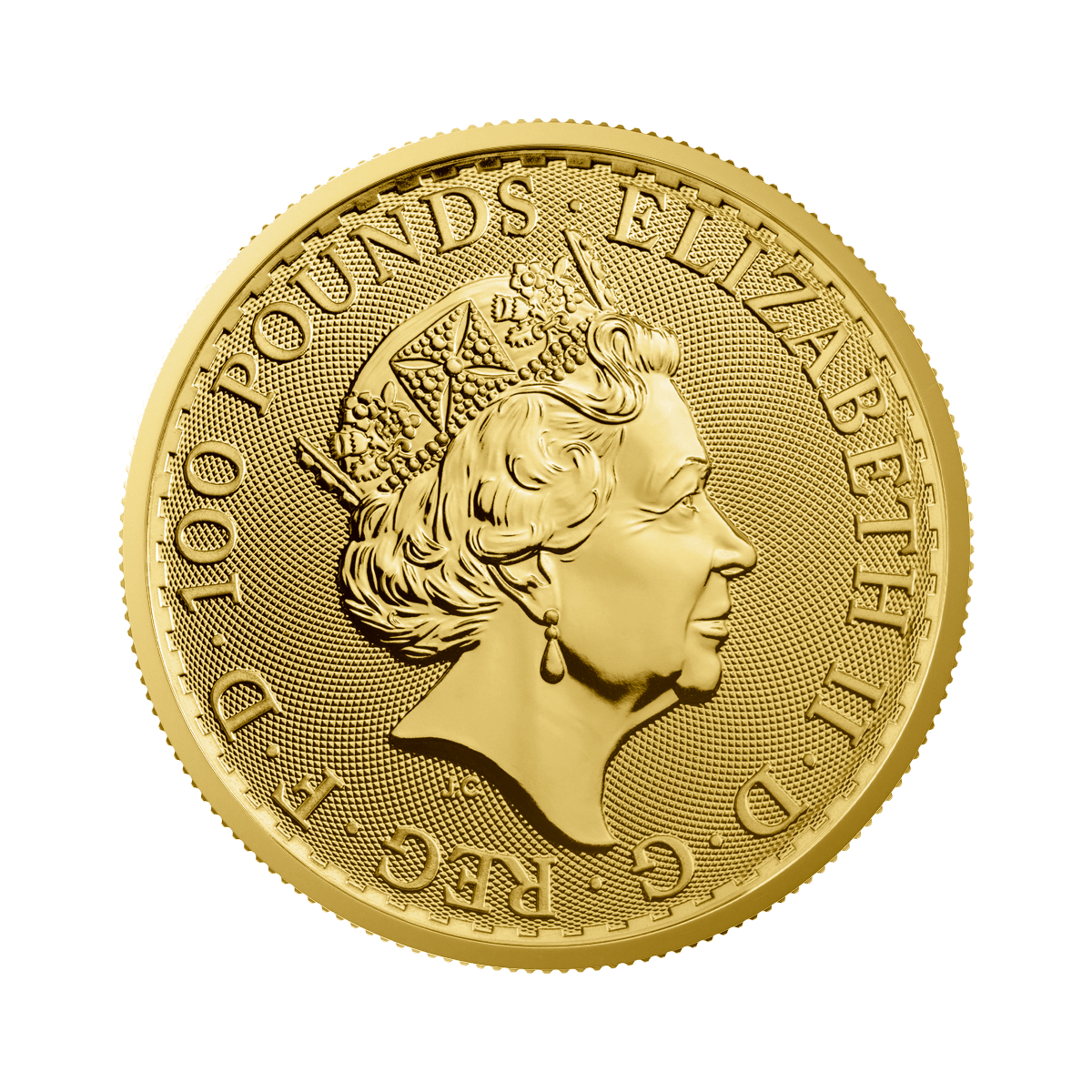 Achterkant 1 troy ounce gouden Britannia munt