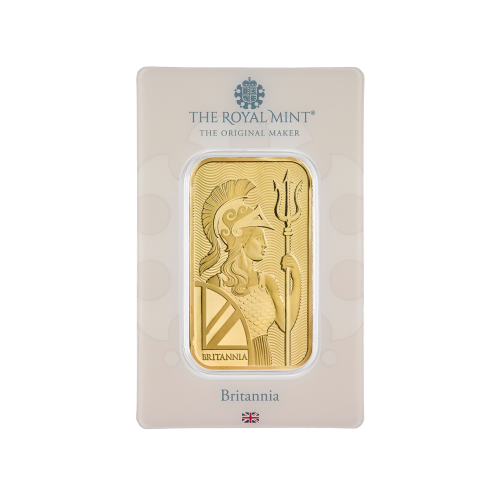 Britannia goudbaar 1 troy ounce voorzijde