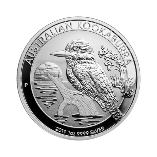 1 troy ounce zilveren Kookaburra munt 2019 voorkant