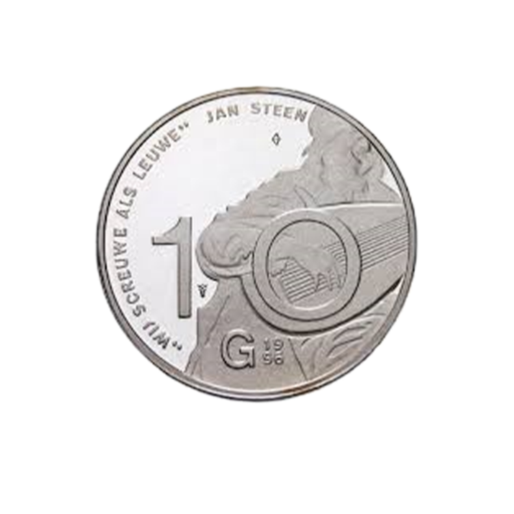 100x zilveren tientje (1995-1999) achterkant