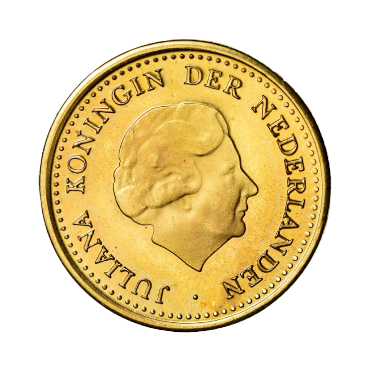 Gouden munt 50 Gulden Nederlandse Antillen (1979) circulated achterkant