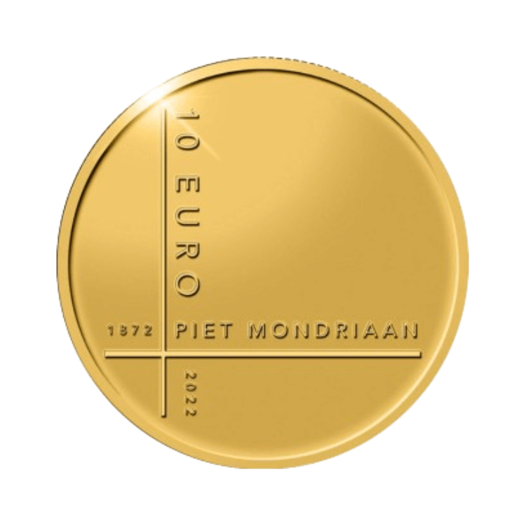 Gouden tientje: Nederlandse gouden 10 Euro munt voorkant