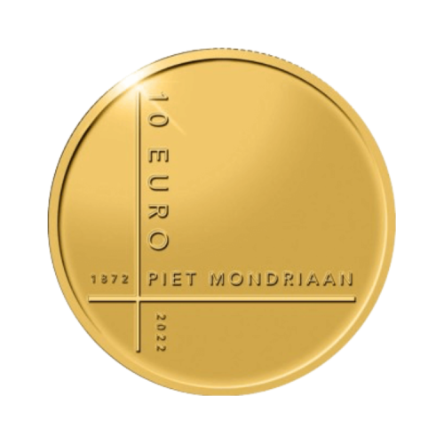 Gouden tientje: Nederlandse gouden 10 Euro munt voorkant