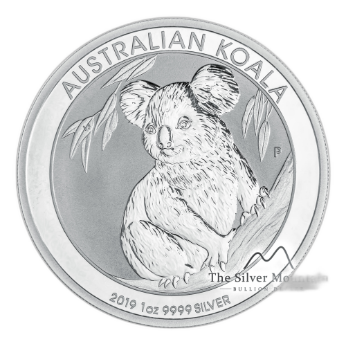 1 troy ounce zilveren Koala munt 2019 voorkant