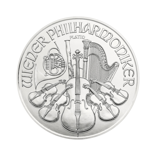 1 oz platina Philharmoniker munt