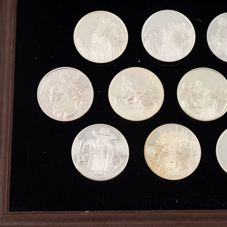 Grootste meesterwerken van Rembrandt in zilver perspectief 3