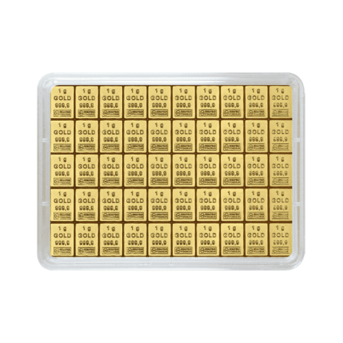 50x 1 gram gouden Combibar