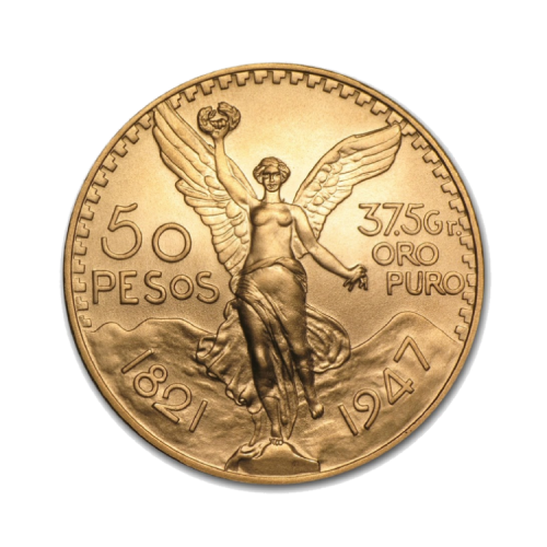 gouden 50 pesos munt