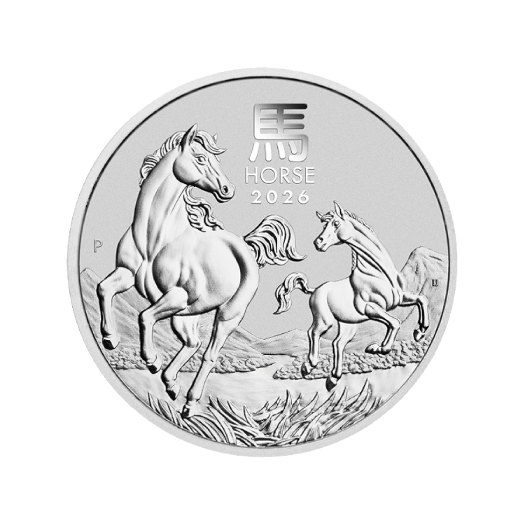 1 oz zilveren Lunar 2026 Year of the Horse