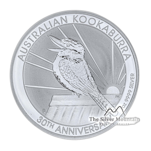 1 troy ounce zilveren Kookaburra munt 2020 voorkant