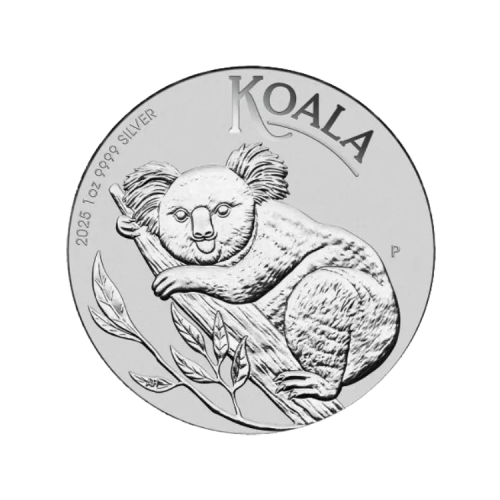 1 oz Koala 2025 zilver voorkant