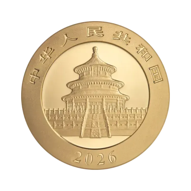 2026 gouden Panda 30 gram munt