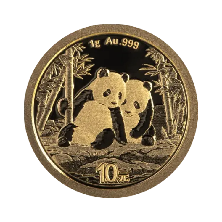 1 gram gouden Panda munt uit 2026