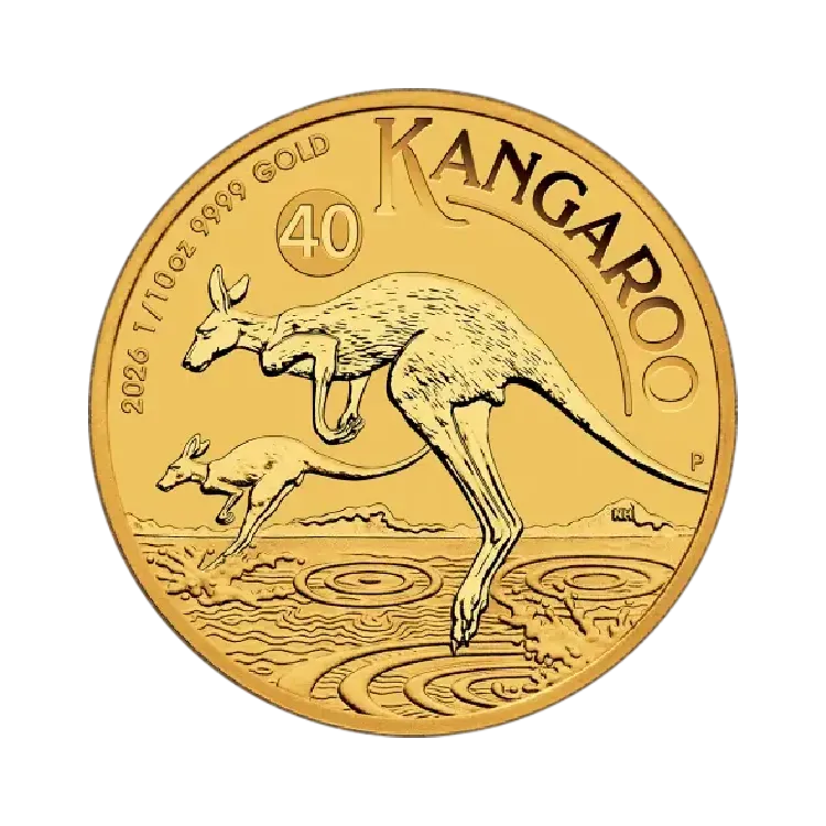 Gouden Kangaroo 1/10 troy ounce 2026