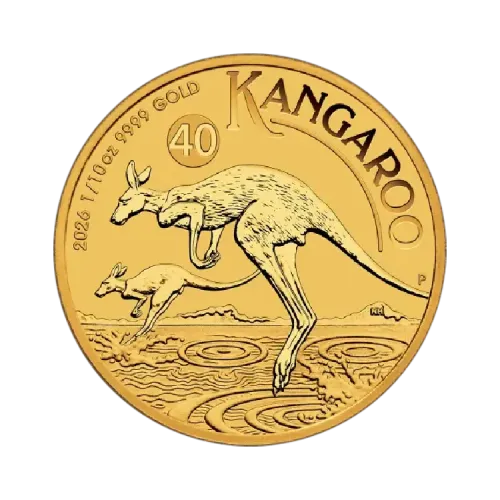 Gouden Kangaroo 1/10 troy ounce 2026