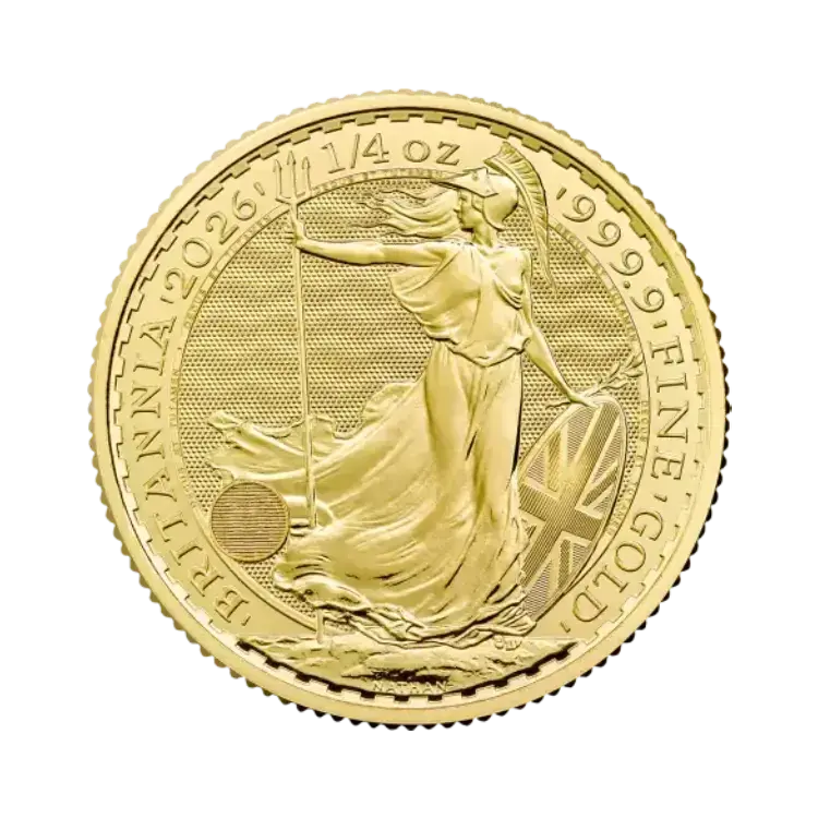 1/4 oz gouden Britannia munt 2025