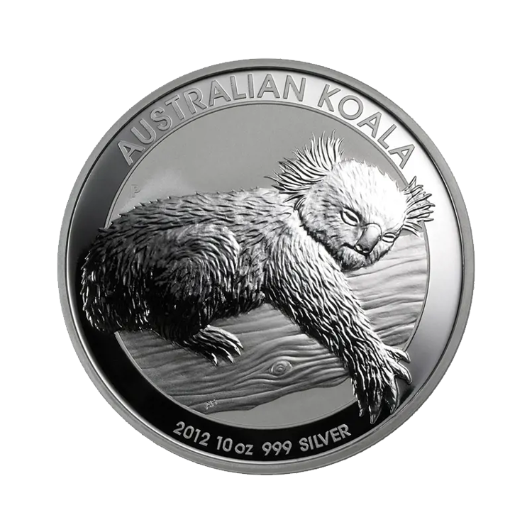 10 troy ounce zilveren munt circulated voorkant