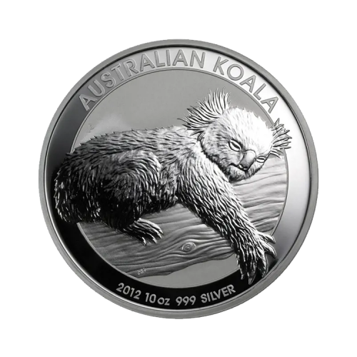 10 troy ounce zilveren munt circulated voorkant