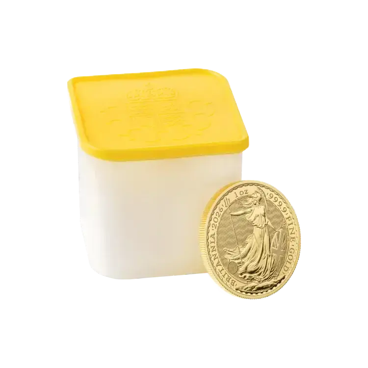 Tube 1 troy ounce gouden Britannia 2026