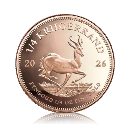 Gouden Krugerrand munt 1/4 troy ounce 2026