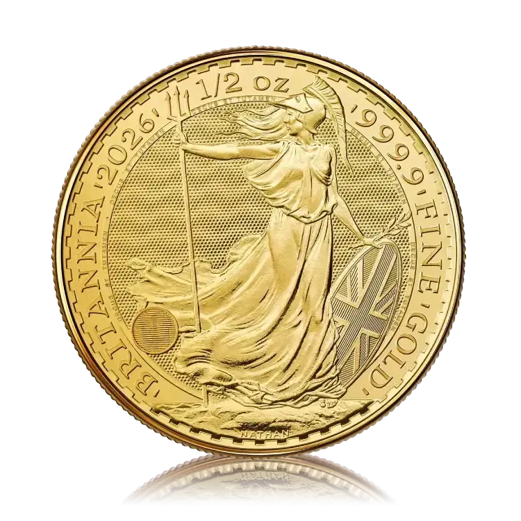 1/2 oz Britannia 2026 goud