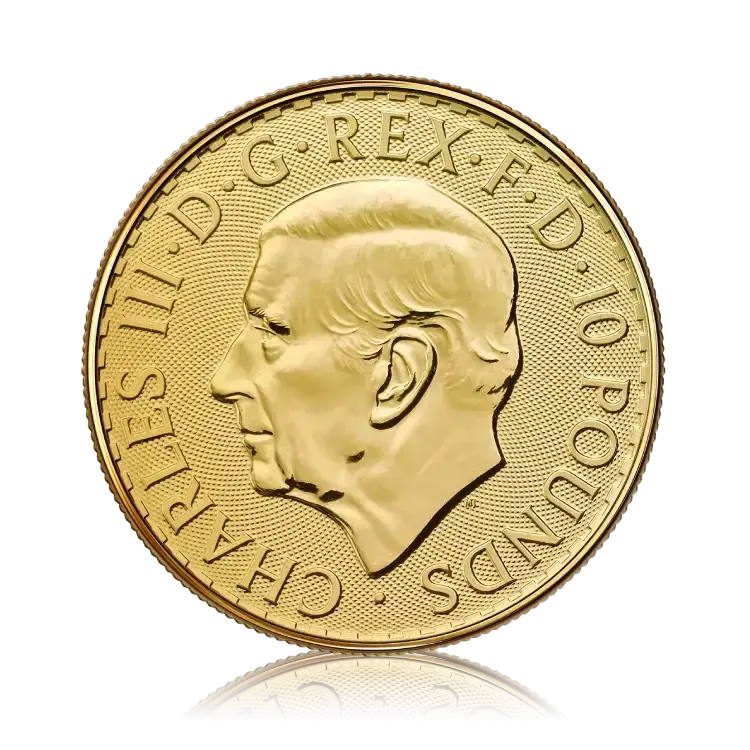 Charles III Britannia 1/10 troy ounce goud