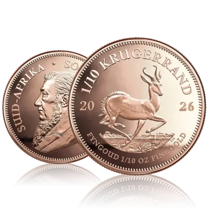 1/10 troy ounce gouden Krugerrand munt 2026